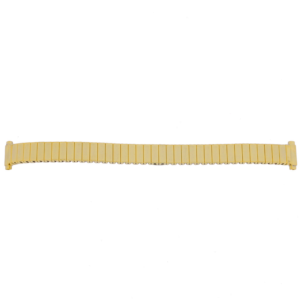 Watch Band Ladies Expansion Metal Stretch Gold-tone 11mm-14 mm