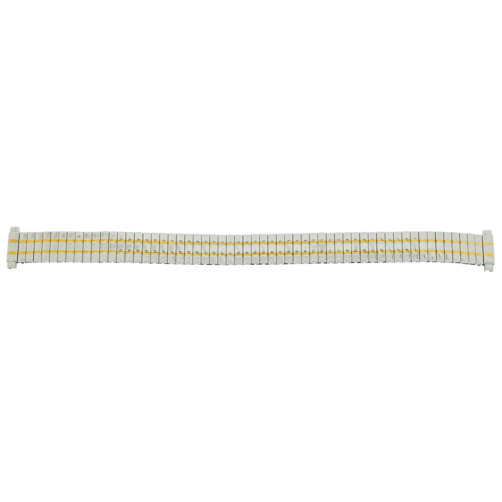 Watch Band Stretch Expansion Ladies Two-Tone 10mm-12mm