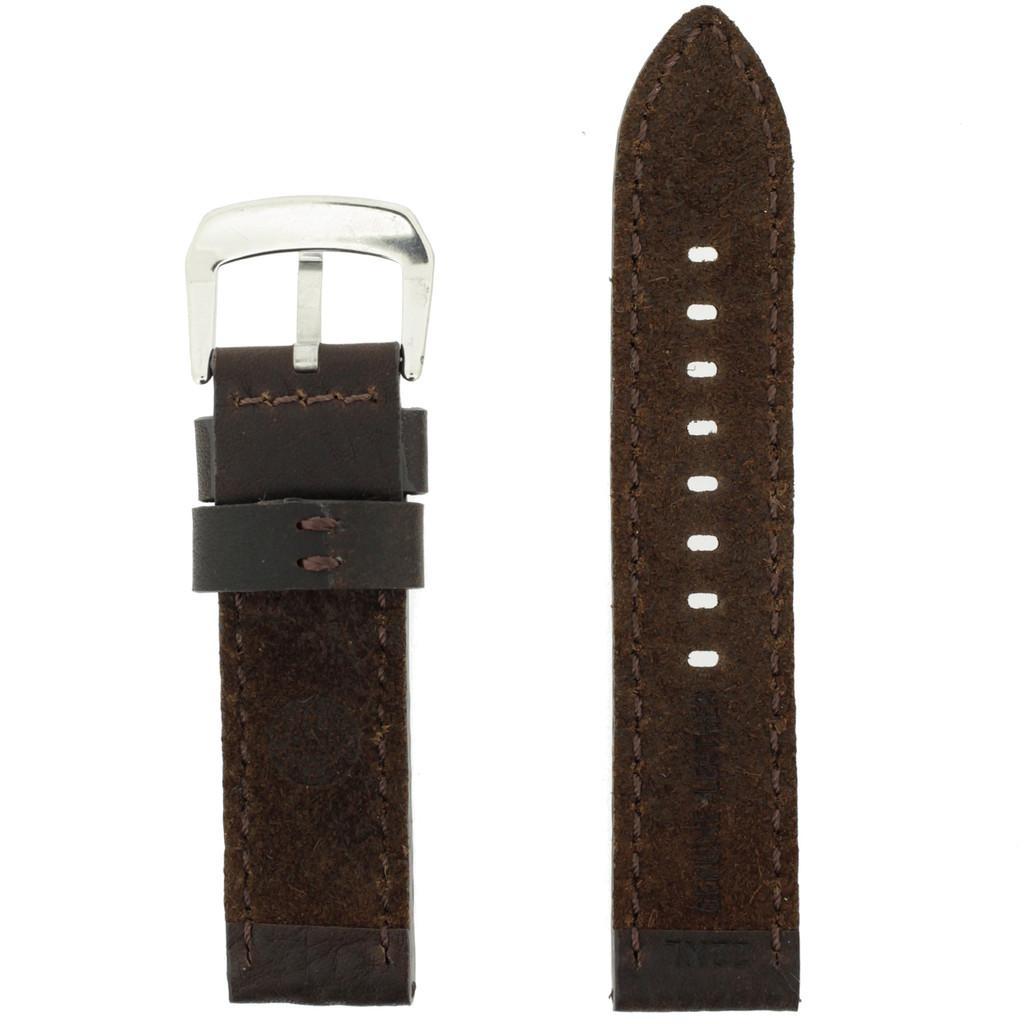 Inside Photo Watch Band Brown Leather LEA1375