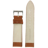 Watch Band Tan White Stitching Roller Clasp| LEA470 |TechSwiss | Back