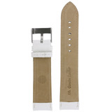 White Leather Watch Band | Leather Watch Strap | TechSwiss LEA1367 | Lining