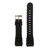 22mm Watch Band Fits Casio Strap PU Stainless Steel Buckle