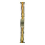 Watch Band Metal Stainless Steel Two-Tone Mens Spring Ends 17mm-22mm