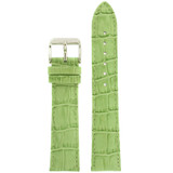 Lime Green Alligator Grain Leather Watch Band | TechSwiss Leather Bands | LEA260 Main