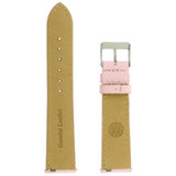 Watch Band Genuine Leather Pink Metallic - Quick Release Springs 12mm-20mm