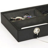 Mens cord organizer valet and phone charging tray