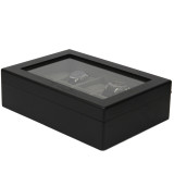 Watch Box For 10 Watches Side View TSBOX10ESSBK