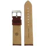 Brown Leather Watch Band | TechSwiss LEA1620 | Interior