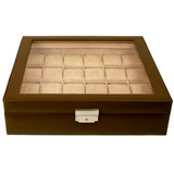 TechSwiss Leather Watch Box TS5849BRN | Main View