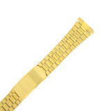 Metal Gold-Tone Spring Ends Watch Band Mens