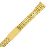 Watch Band Oyster Style Link Metal in Gold-Tone