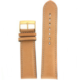 Beige Leather Watch Band LEA1363