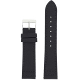Black Canvas Sport Watch Band | Sporty Modern Watch Straps | Water Resistant Canvas Watch Bands | TechSwiss LEA1210 | Main