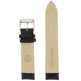 Traditional Black Leather Watch Band | TechSwiss Black Leather Straps | TechSwiss LEA1431 | Lining