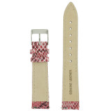 Snake Watch Band Pink Grain | TechSwiss LEA1122 | Inside