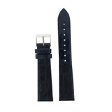 Genuine Crocodile Black Watch Band Non-Padded Non-Stitched Vintage