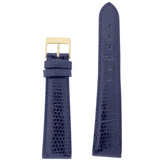 Blue Lizard Skin Watch Band | Genuine Exotic Grain Straps | TechSwiss LEA726 | Main