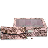 Fancy Multi Purpose Box Jewelry Box Storage Organizer Large Damask Pink