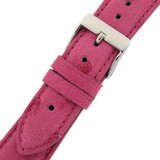 Ostrich Pink Watch Band - Buckle