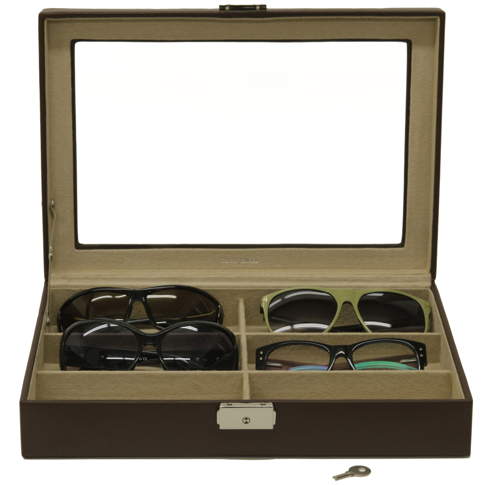 Multi-slot 6 Eyeglasses Holder Storage Box Sunglasses Case Glasses Organizer  - Walmart.com