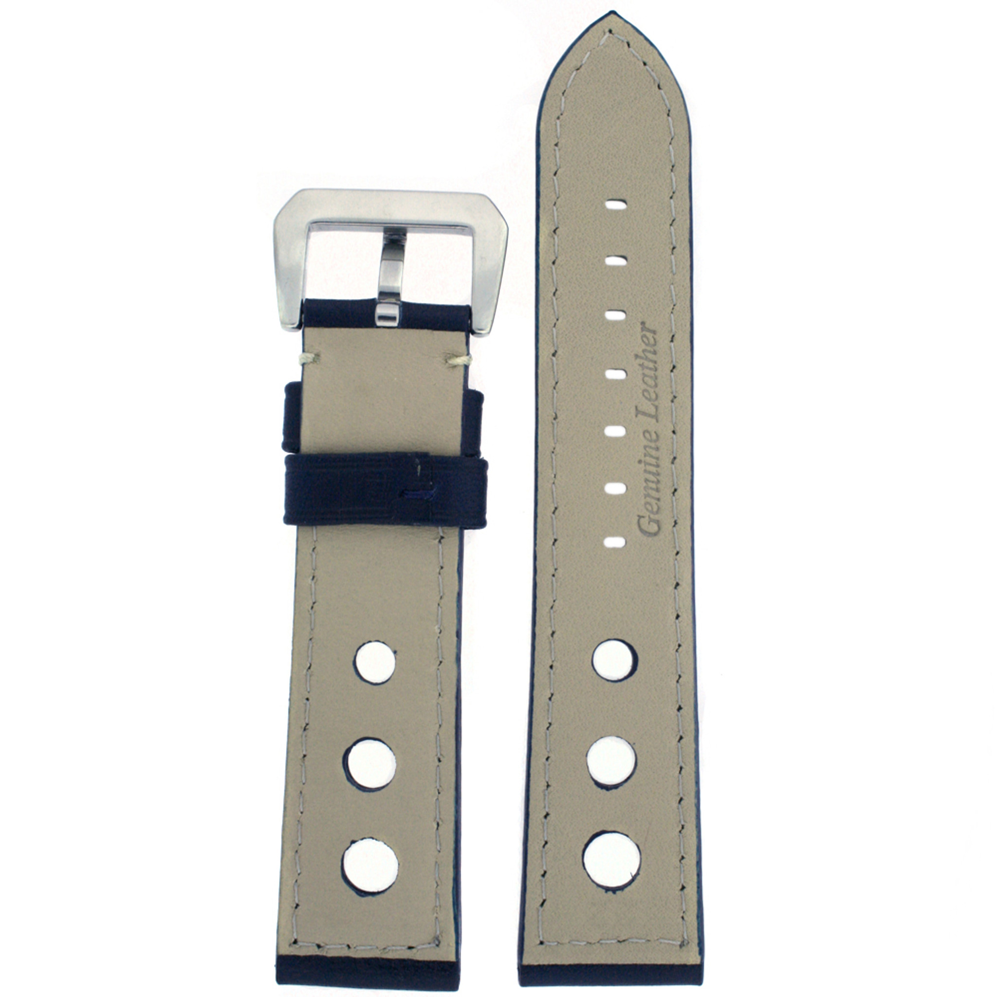 Hook & Loop Watch Band Sport Replacement Strap in Blue TechSwiss