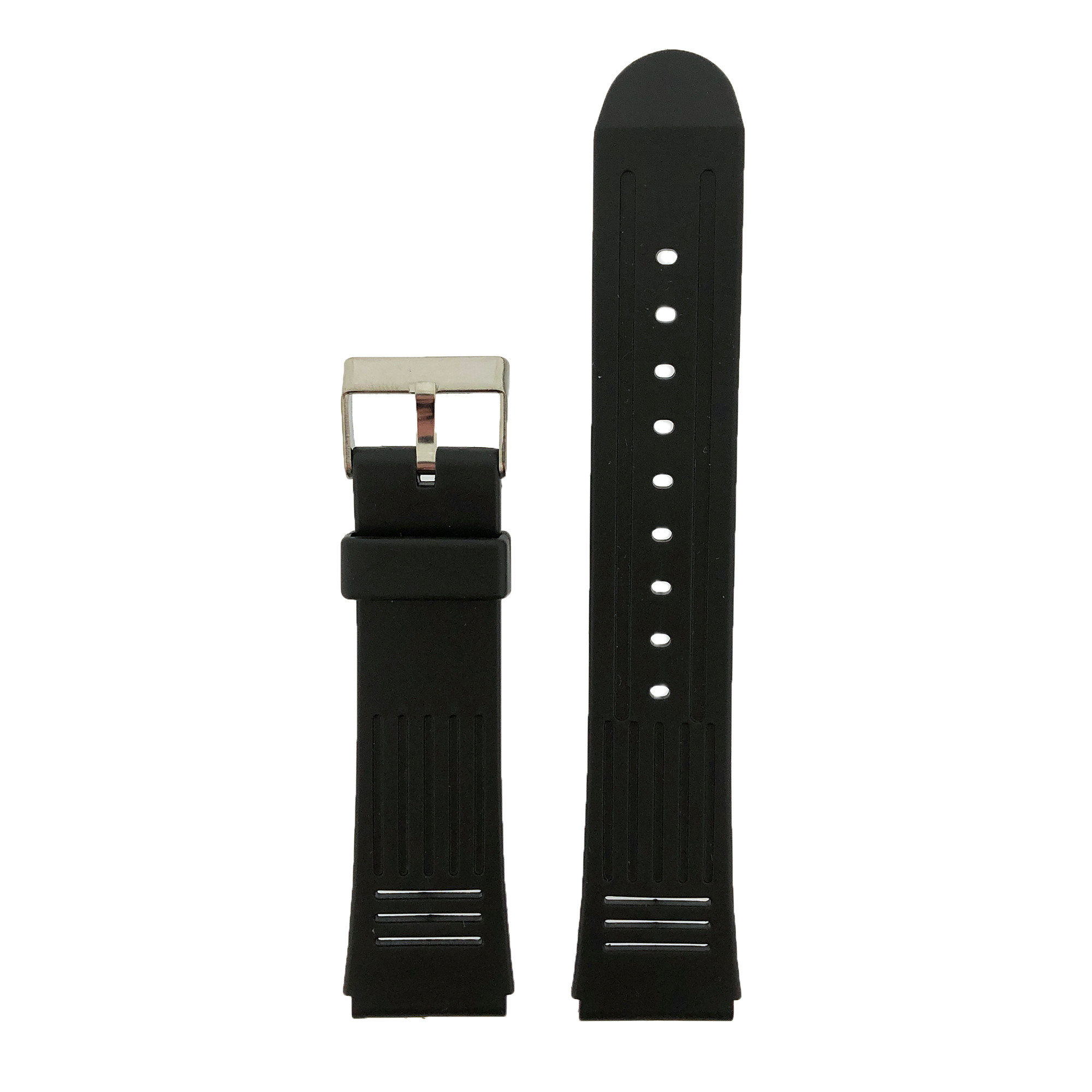 20mm rubber watch strap