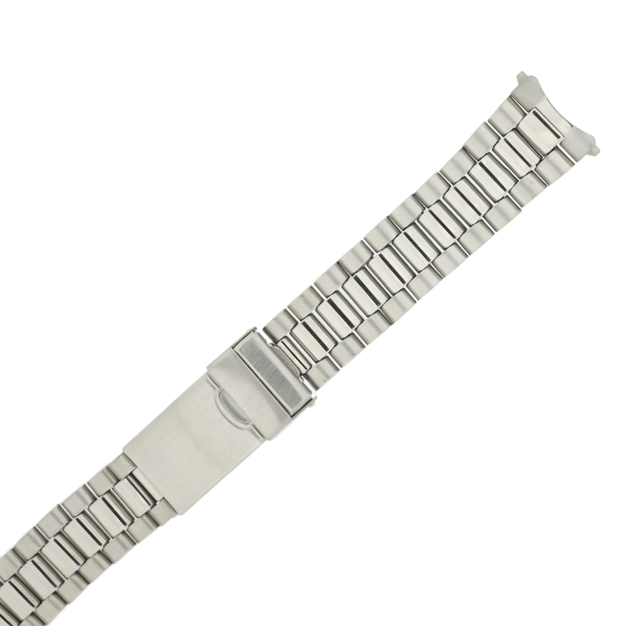 Watch Band Oyster Style Link 18mm Metal Stainless Steel