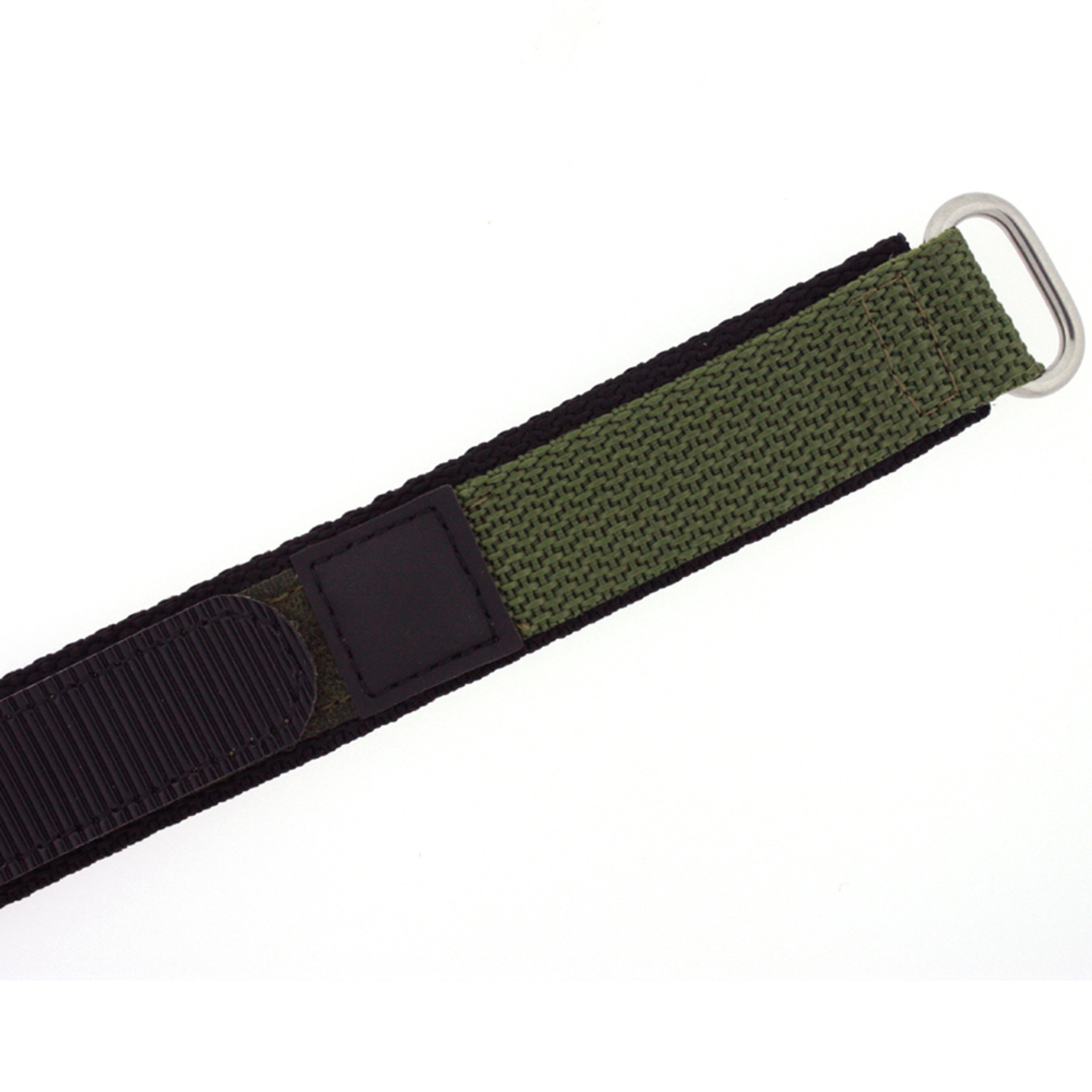 Olive Green Hook & Loop Watch Band Sport Replacement Strap TechSwiss