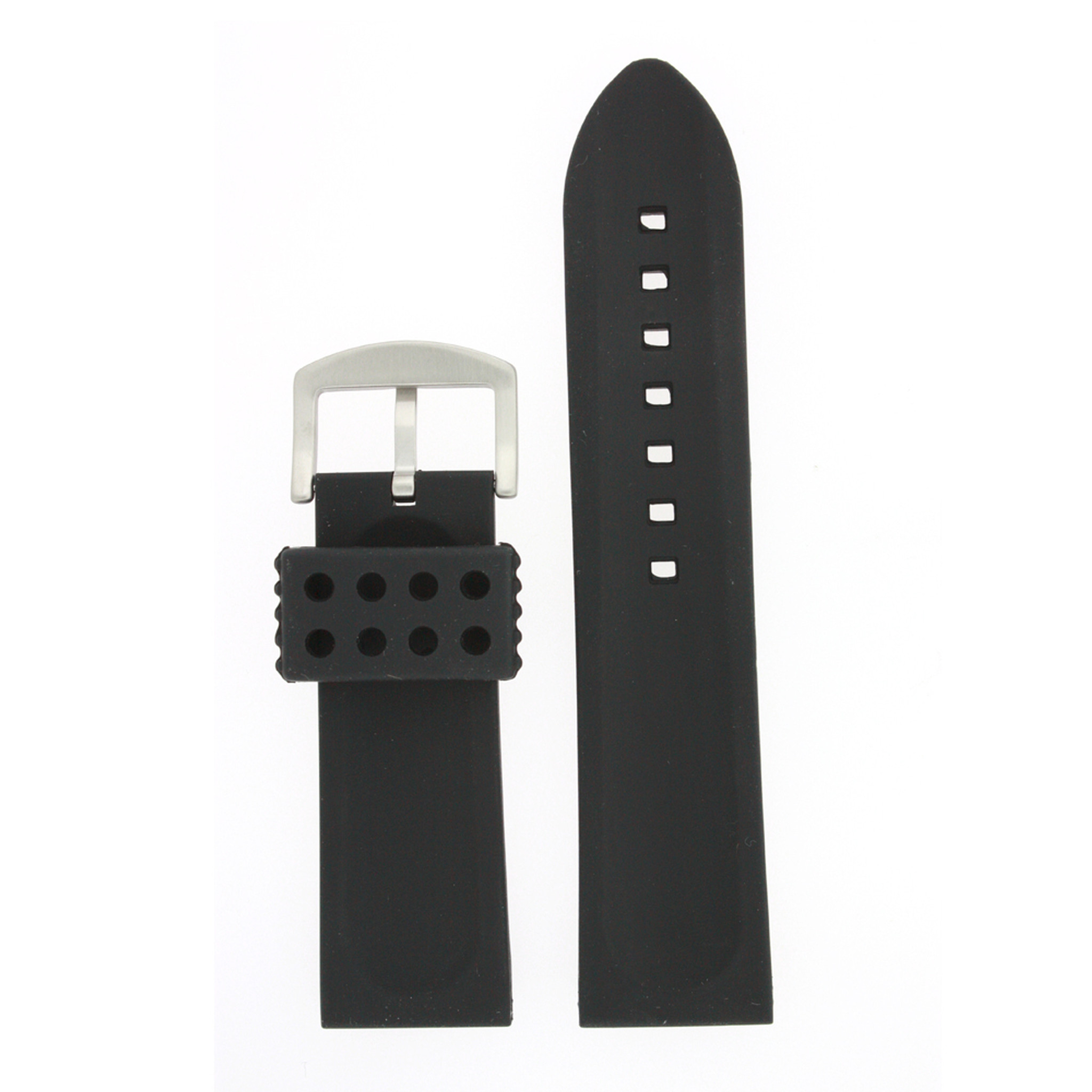 Black Silicone Watch Band | Watch Strap