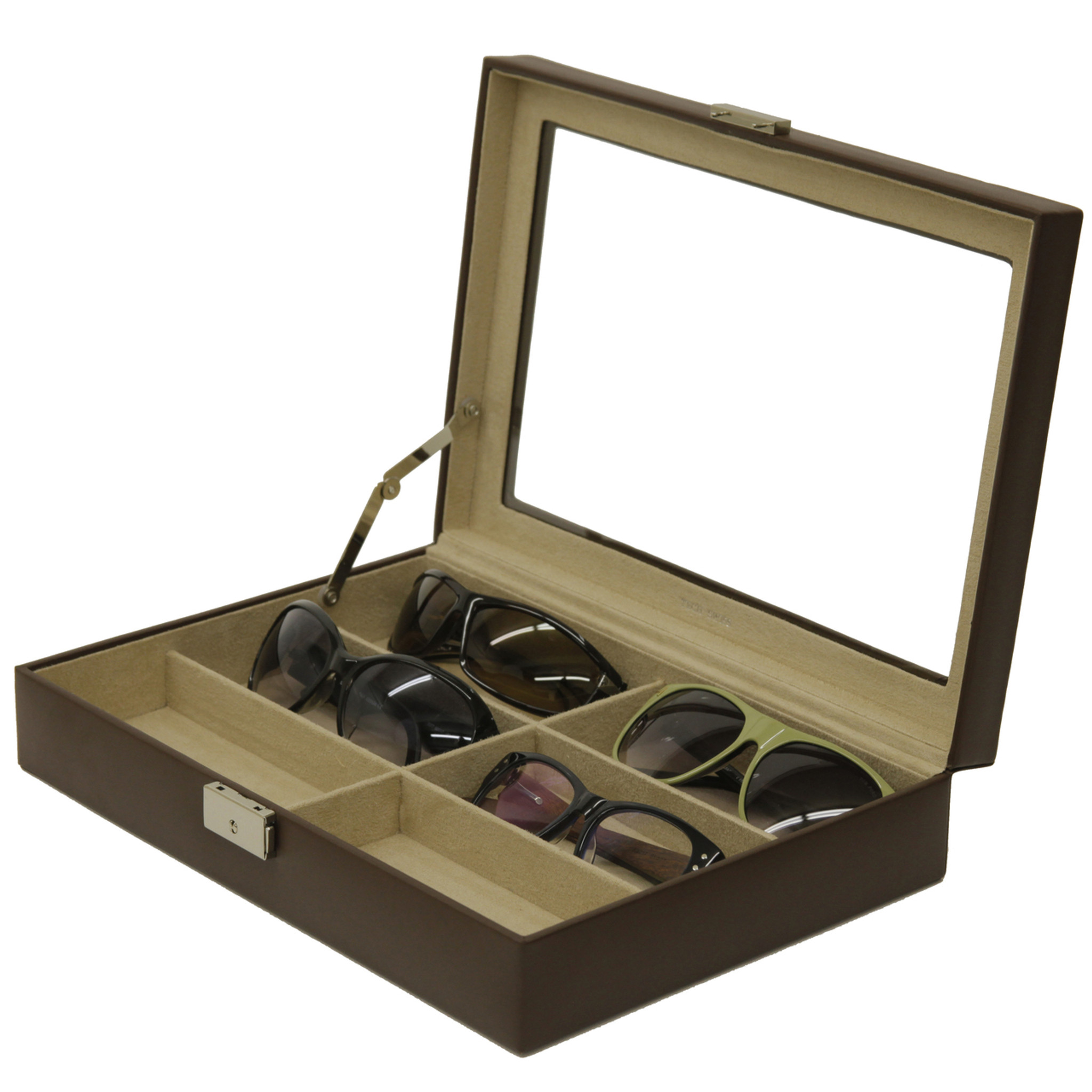Unisex Leather Sunglass Eyeglass Reading Glasses Case Storage Bag
