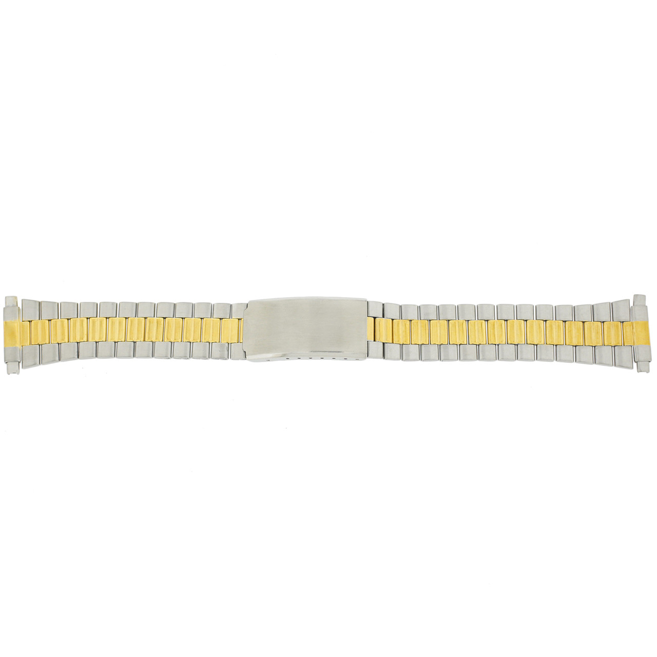 Bargain Swiss Twotone Stainless Steel 22 mm Replacement Watch Band AK506TT_K0017792 main image 1