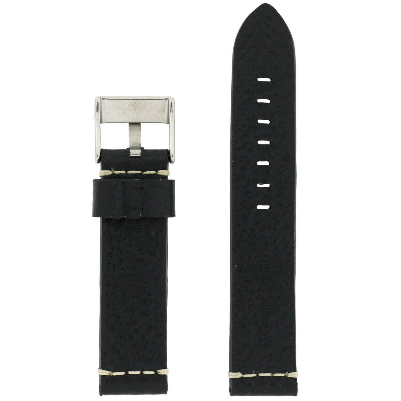 22mm black watch strap