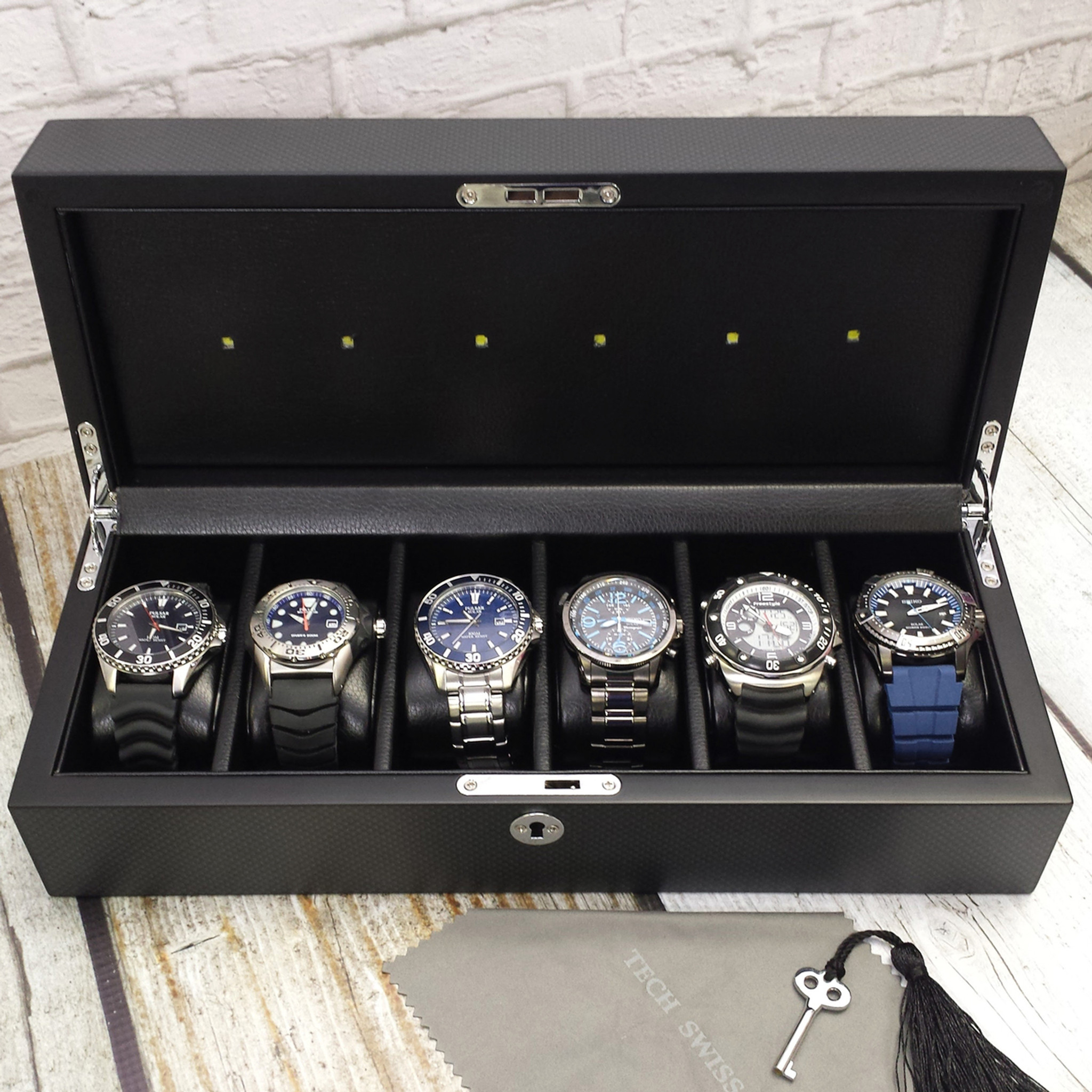 The Everest Watch Box for 4 Watches | Everest Bands