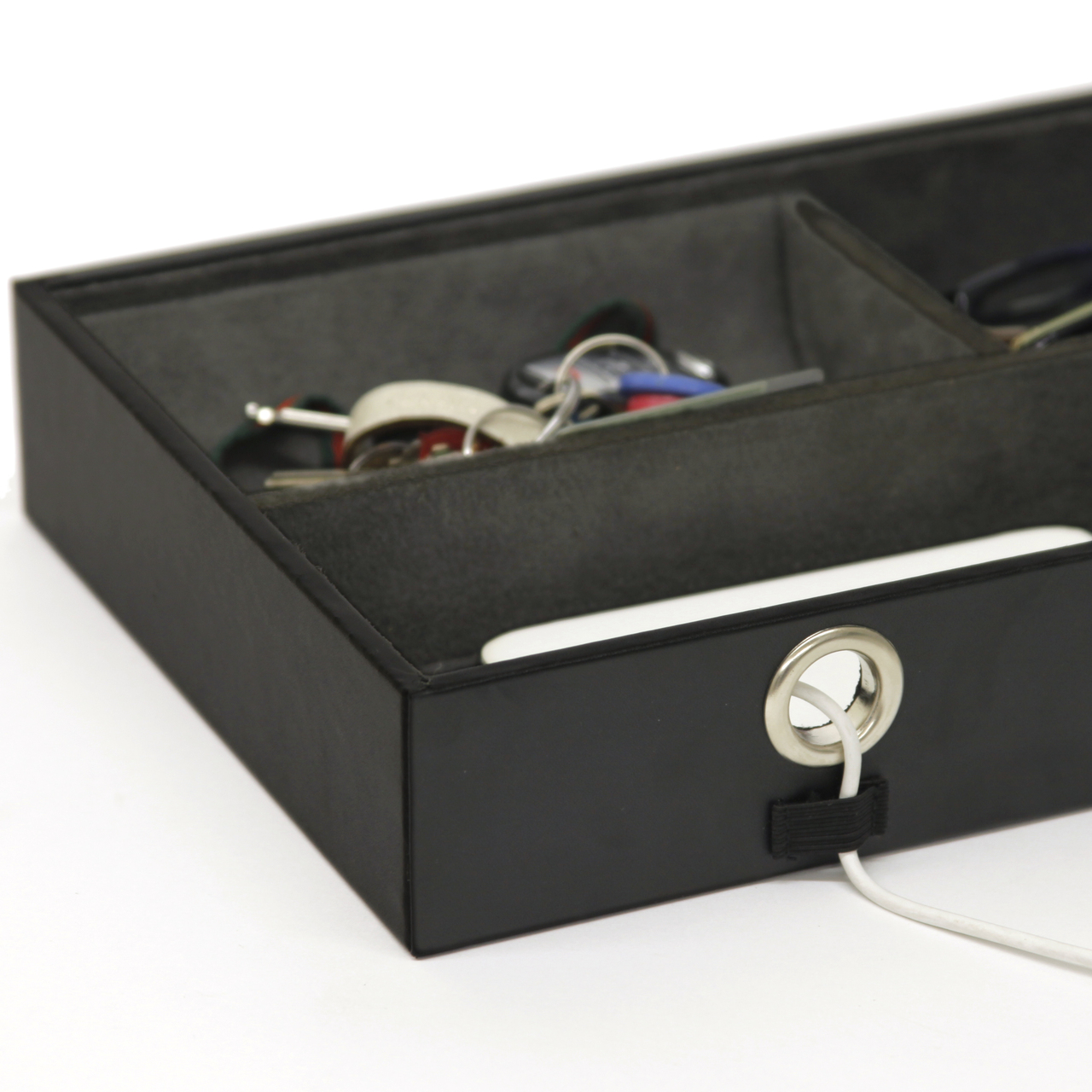 Black Leather Valet Tray – Talley & Twine Watch Company