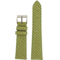 Lime Green Watch Band Snake Grain | Tech Swiss LEA1150 | Front