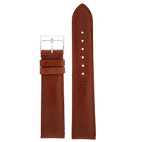 Calfskin Brown Watch Band Silver Buckle | LEA485 | TechSwiss | Main