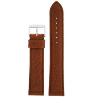 Honey Brown Long Leather Watch Band | Vintage Leather Watch Strap | Long TechSwiss Straps LEA1410 | Main