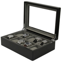 Watch Box For 10 Watches TSBOX10ESSBK