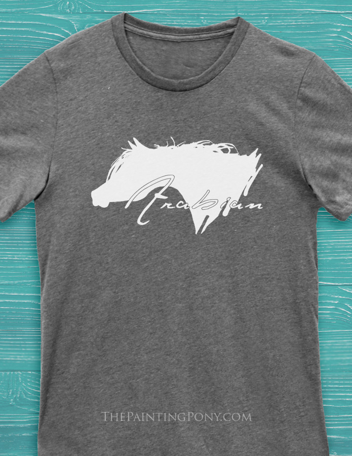 Arabian Horse T-Shirt – Cowboy & Cowgirl Graphic Tee (Unisex