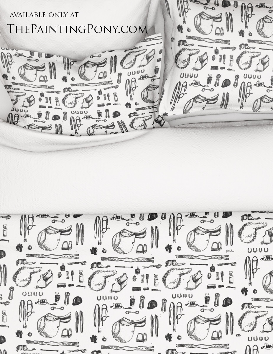 Horse Show Essentials Equestrian Bedding Set The Painting Pony