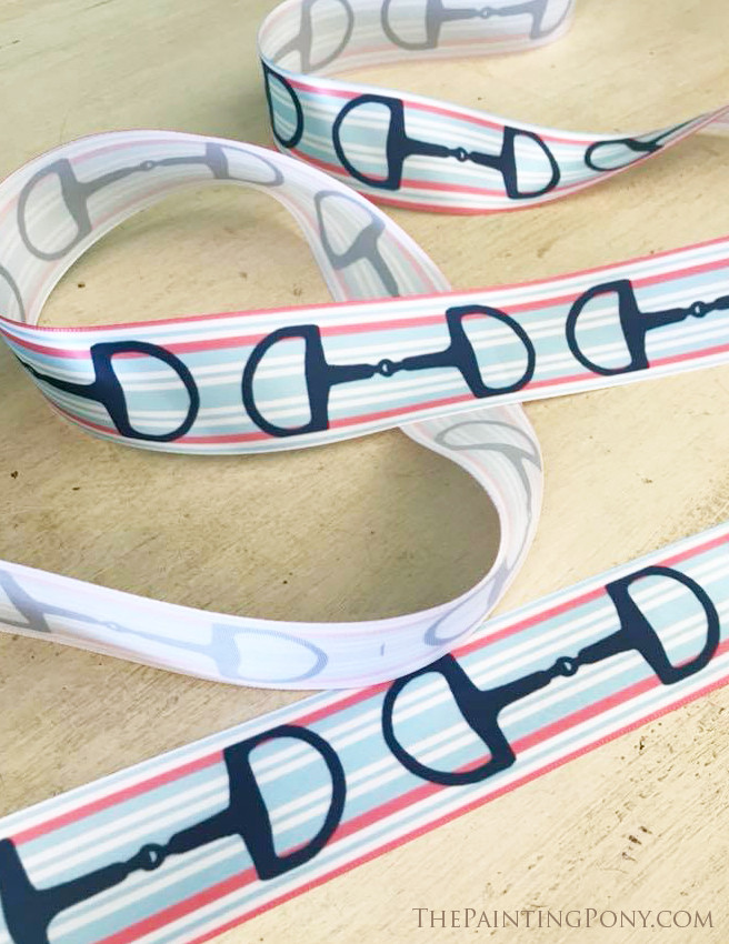 Satin & Grosgrain Equestrian and Horse Lover Ribbons