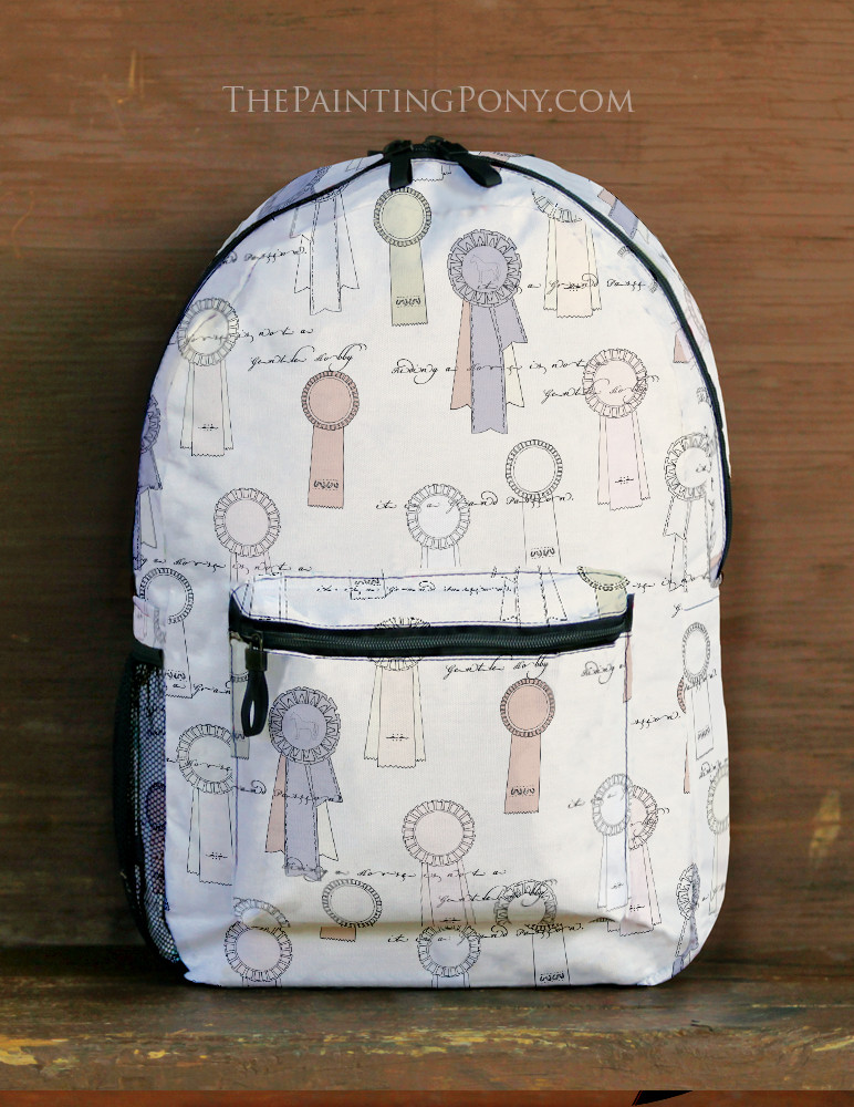 Equestrian Colorful Pattern Print Backpack main image 0