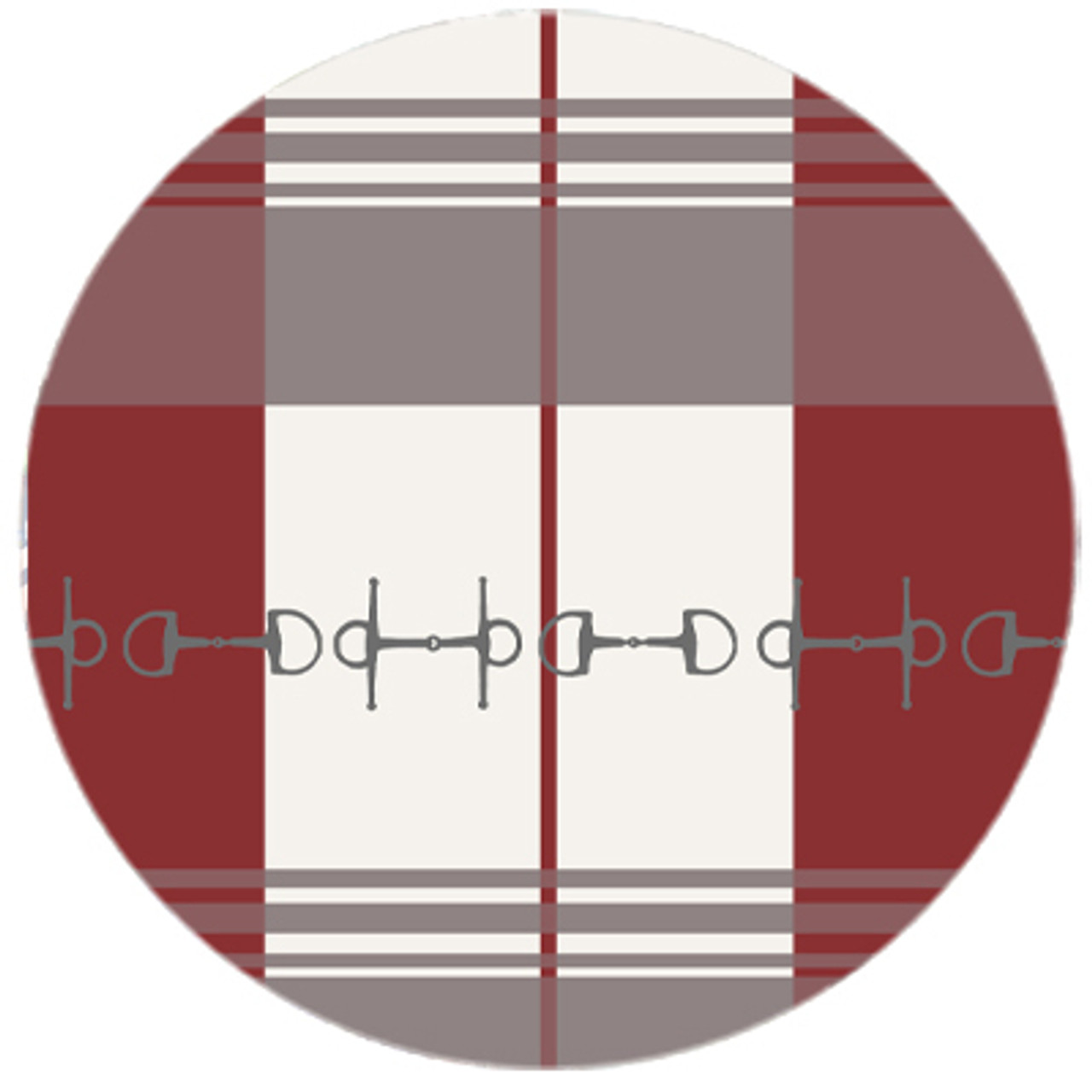 Festive Plaid Horse Bit