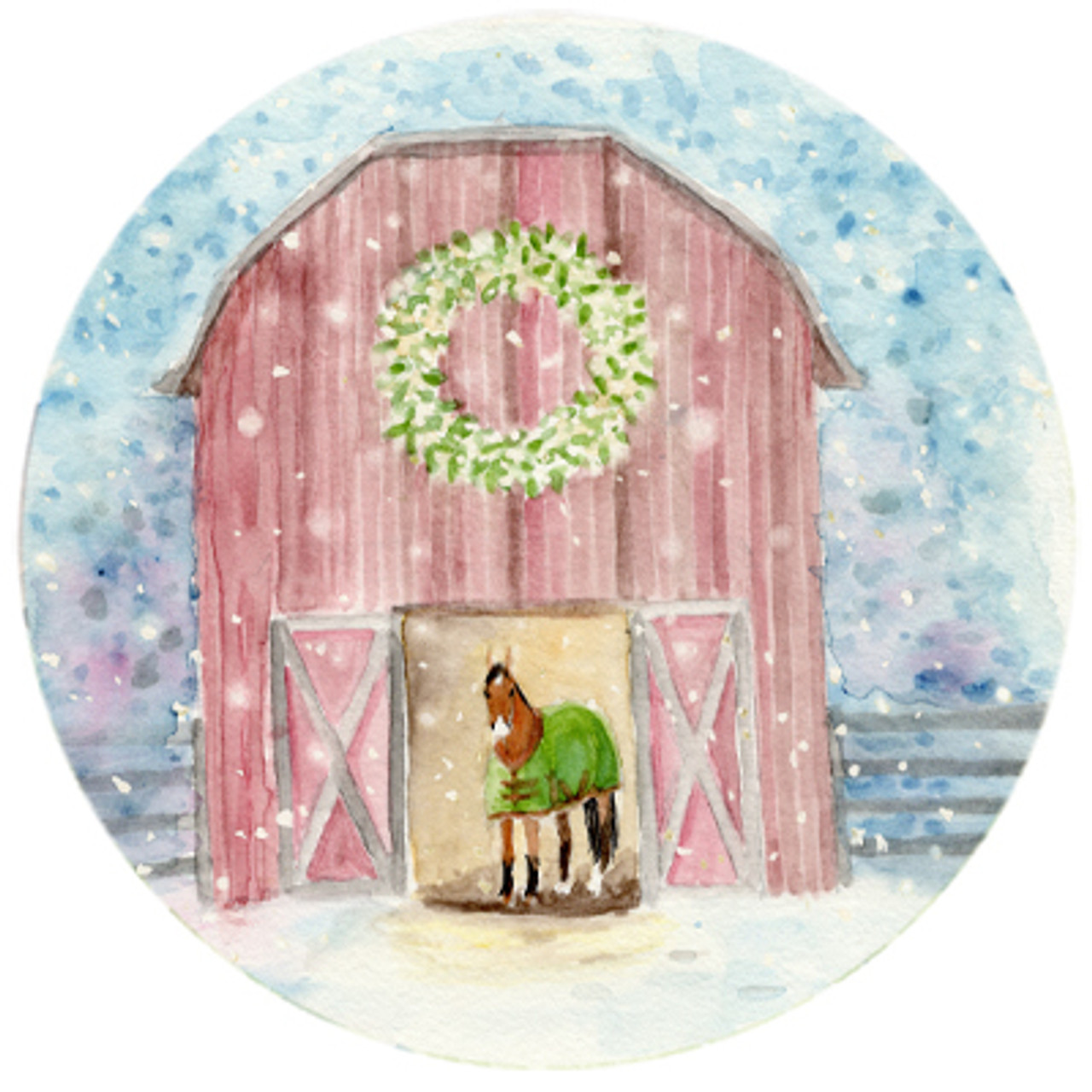Winter Barn