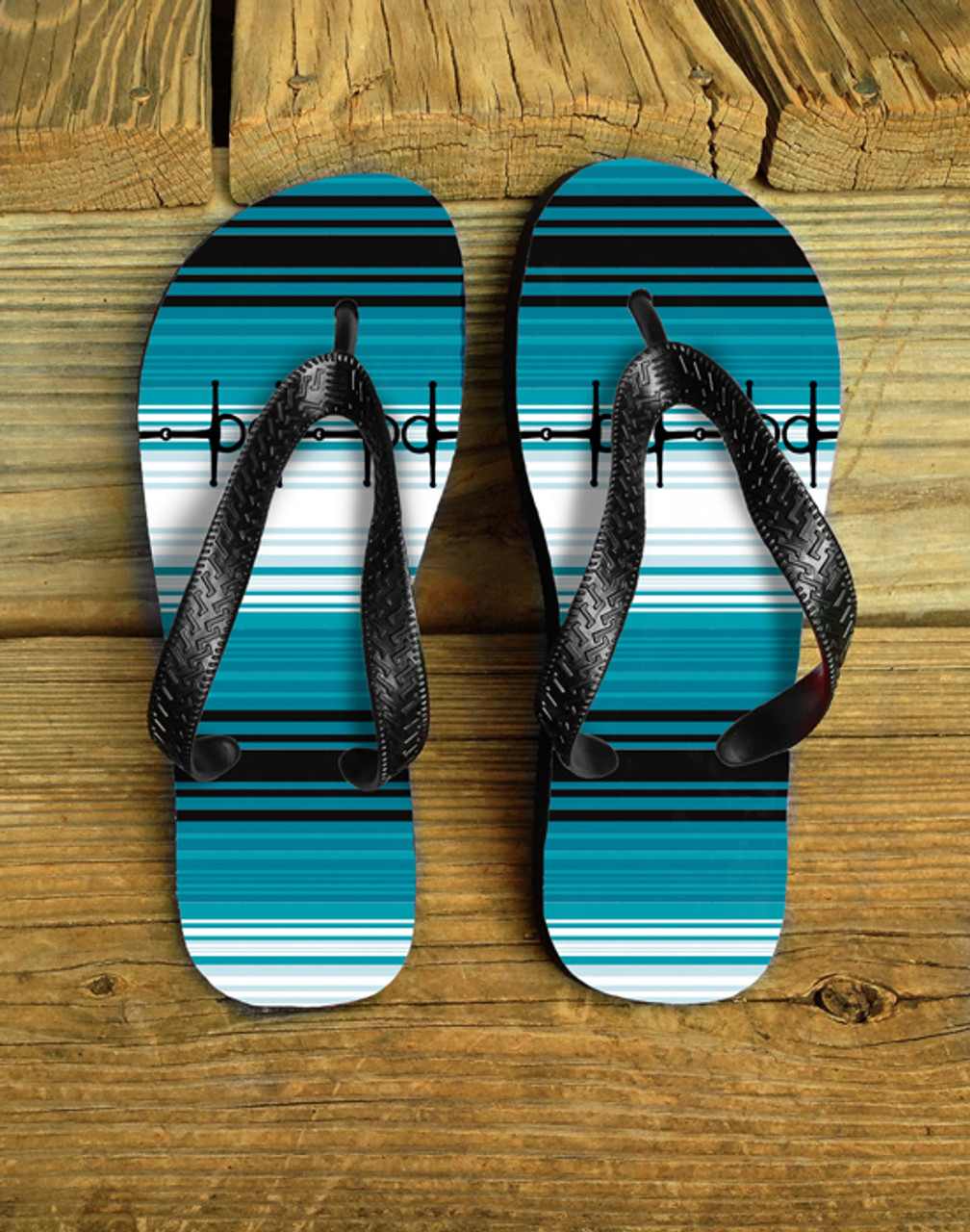 serape flip flops