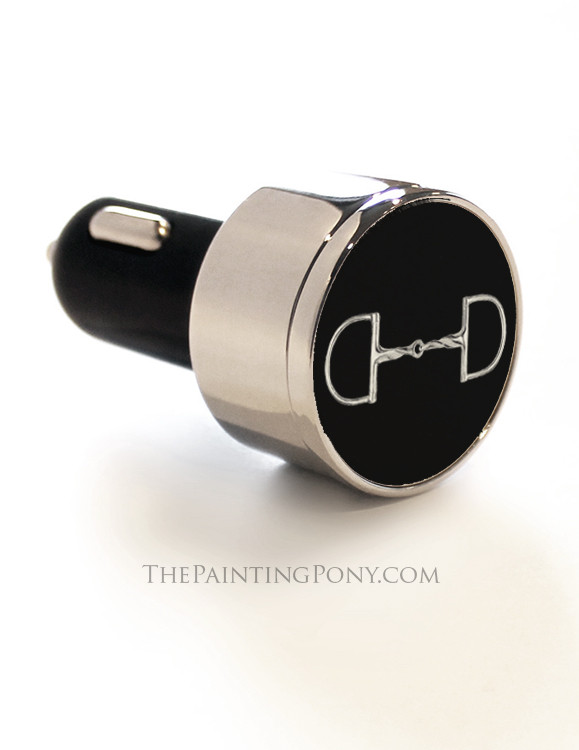 Slow Twist Horse Bit Equestrian USB Car Charger The Painting Pony