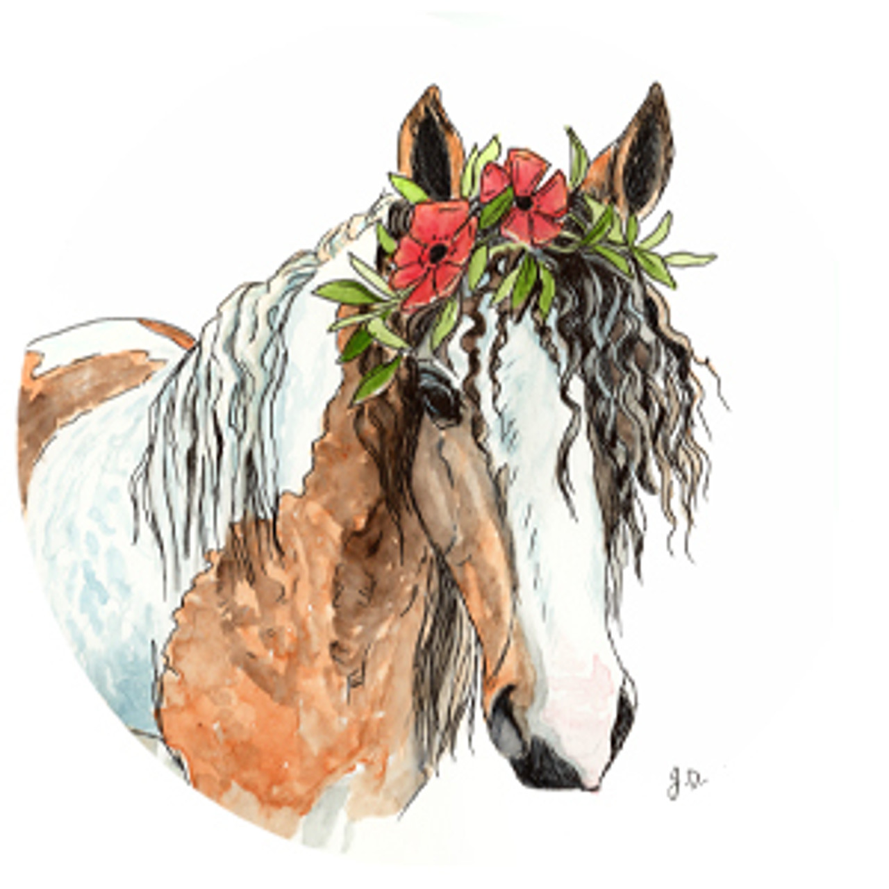 Bohemian Horse Head Josie