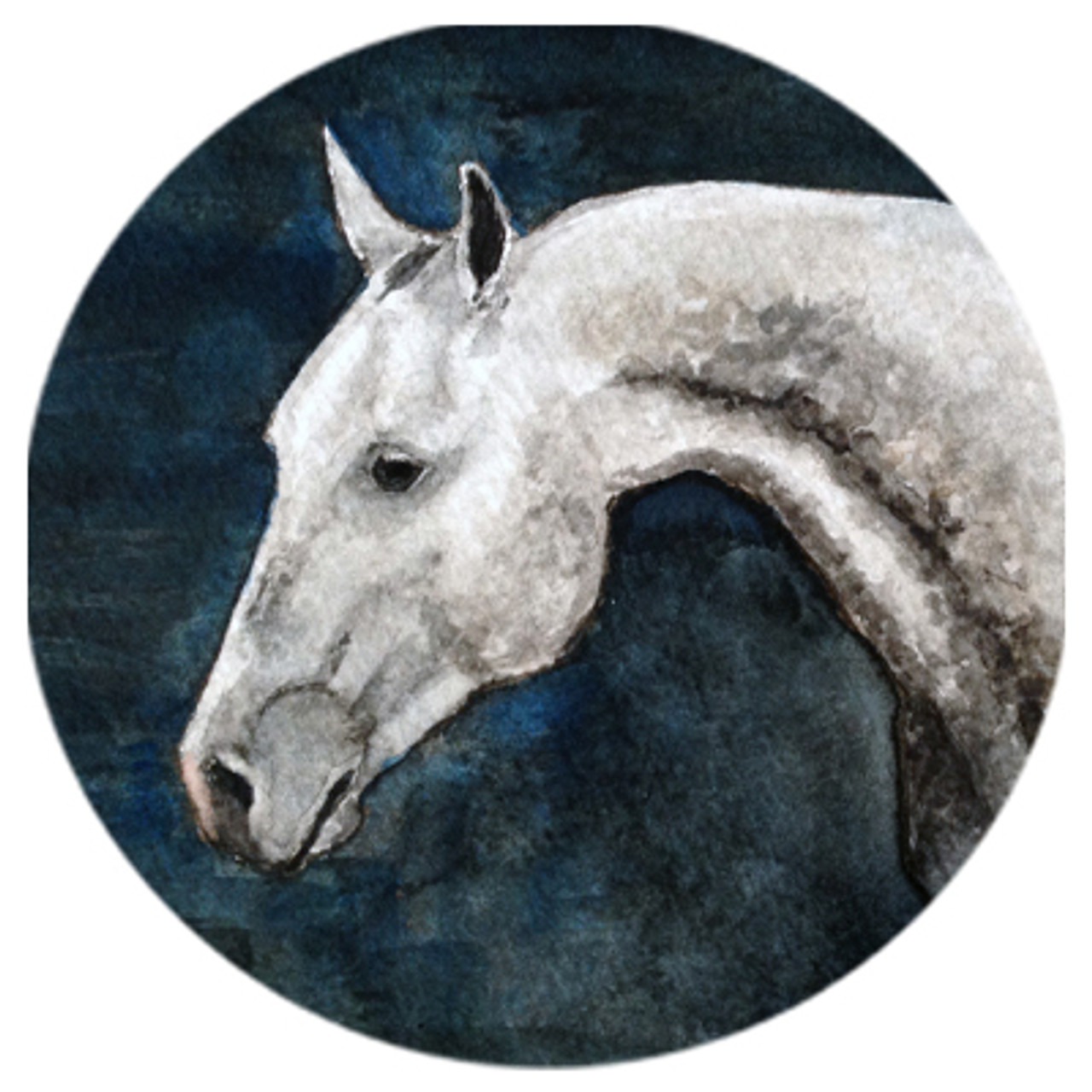 Dapple Gray Watercolor