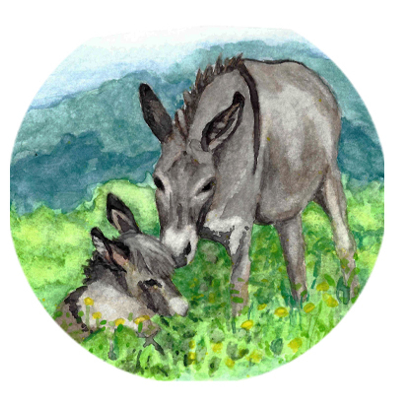 Donkey Mom and Baby