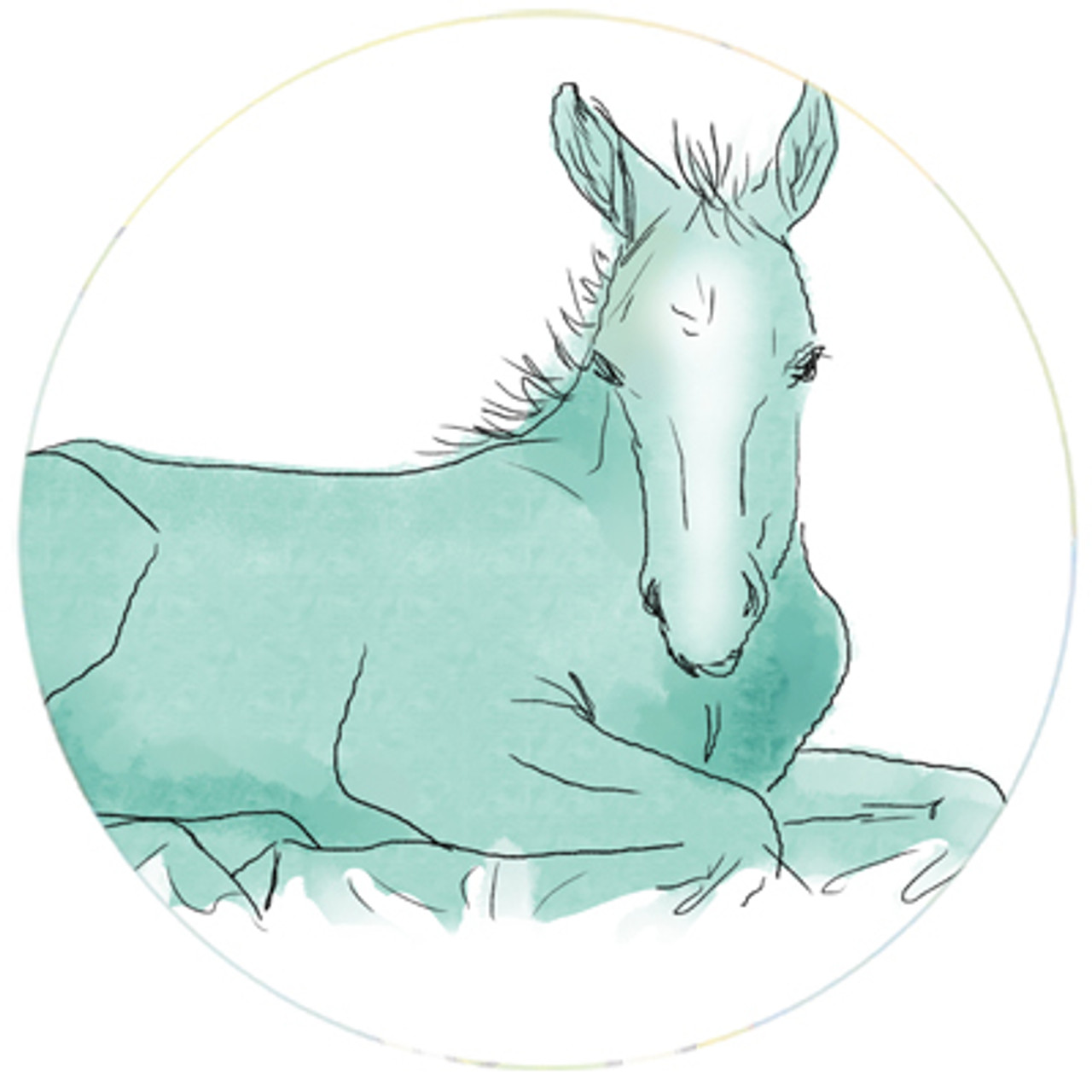 Blue Foal Art
